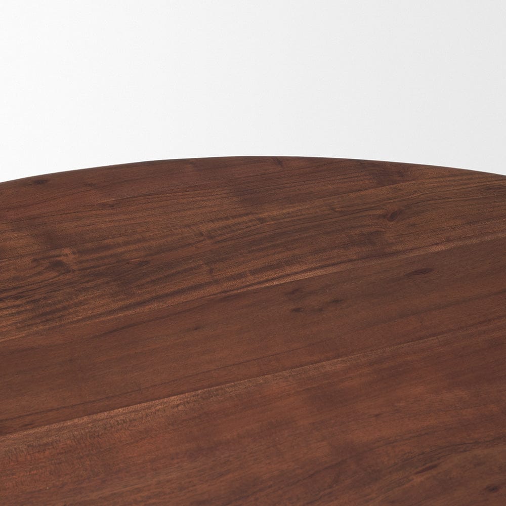 Mercana - Soma 48" Red Brown Acacia Wood Round Dining Table - 70874-AB view 4