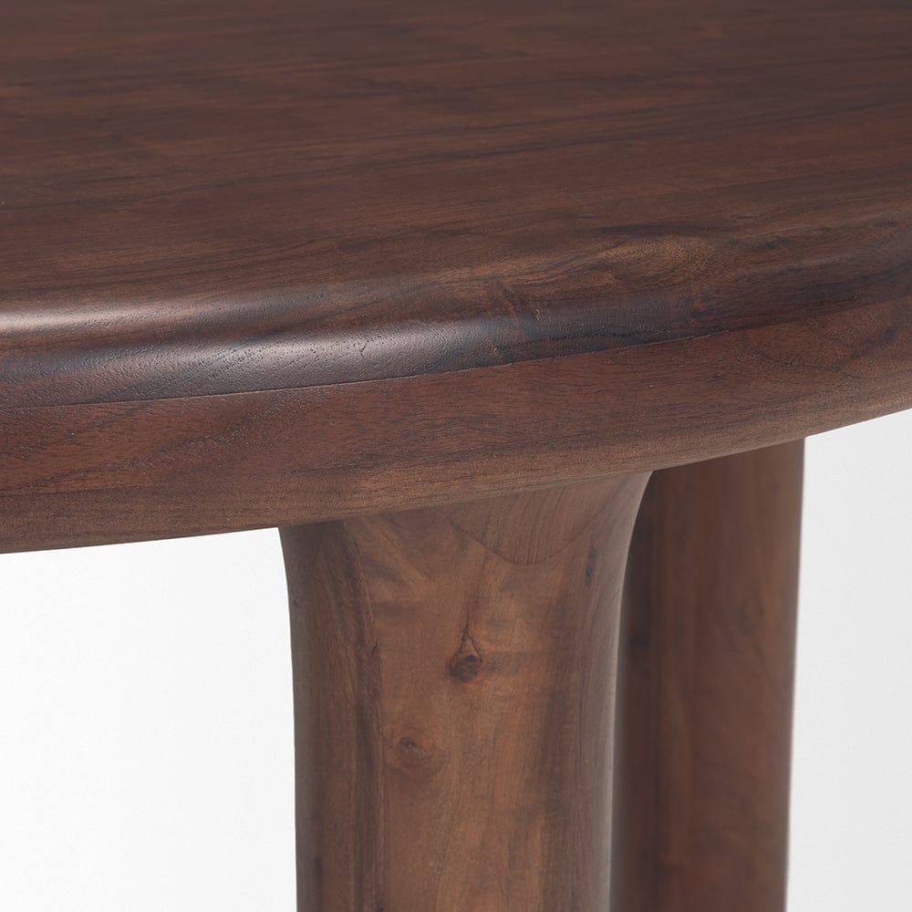 Mercana - Soma 48" Red Brown Acacia Wood Round Dining Table - 70874-AB view 5
