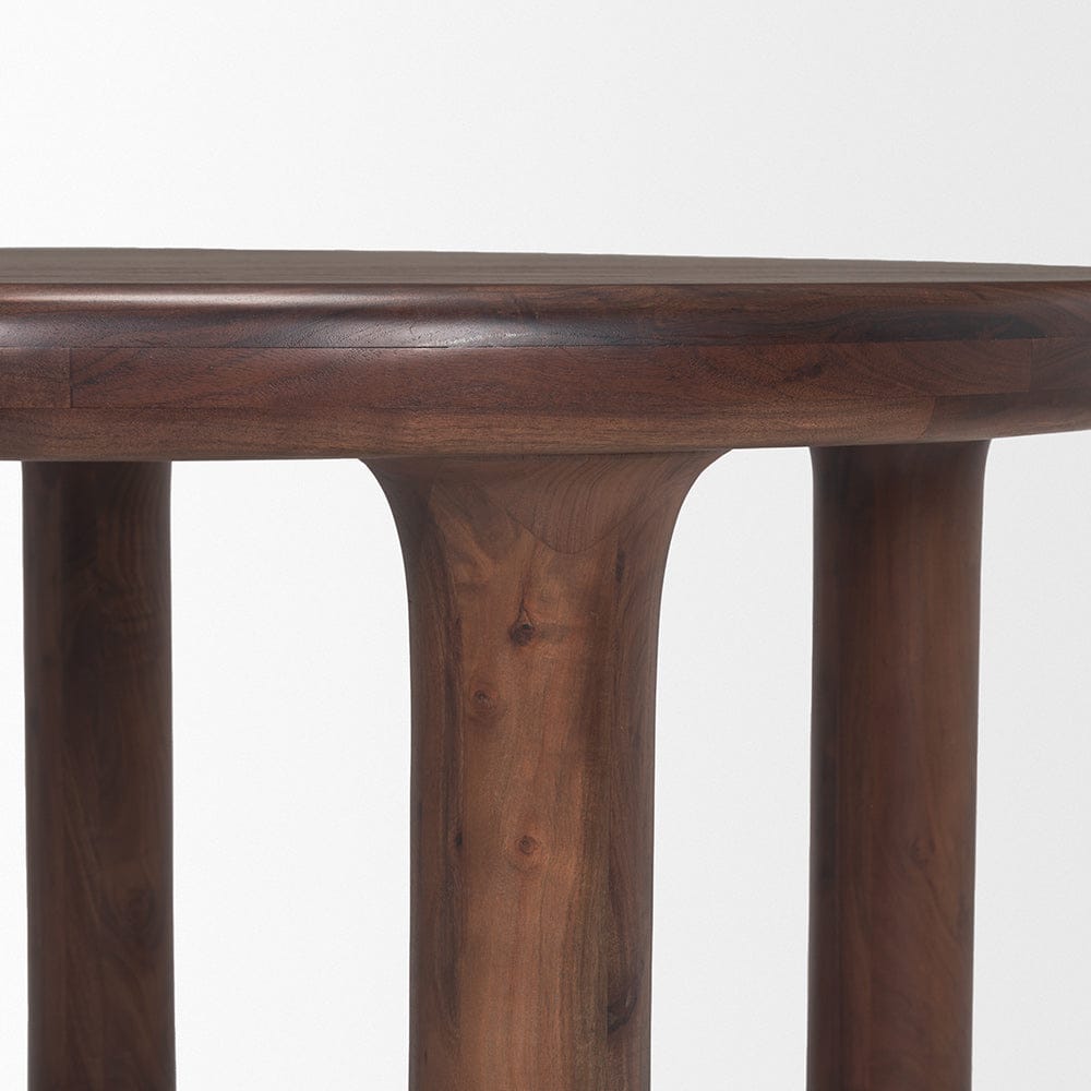 Mercana - Soma 48" Red Brown Acacia Wood Round Dining Table - 70874-AB view 6