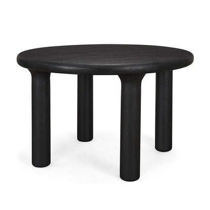 Mercana - Soma Textured Black Acacia Wood Round Dining Table - 70883-AB view 1