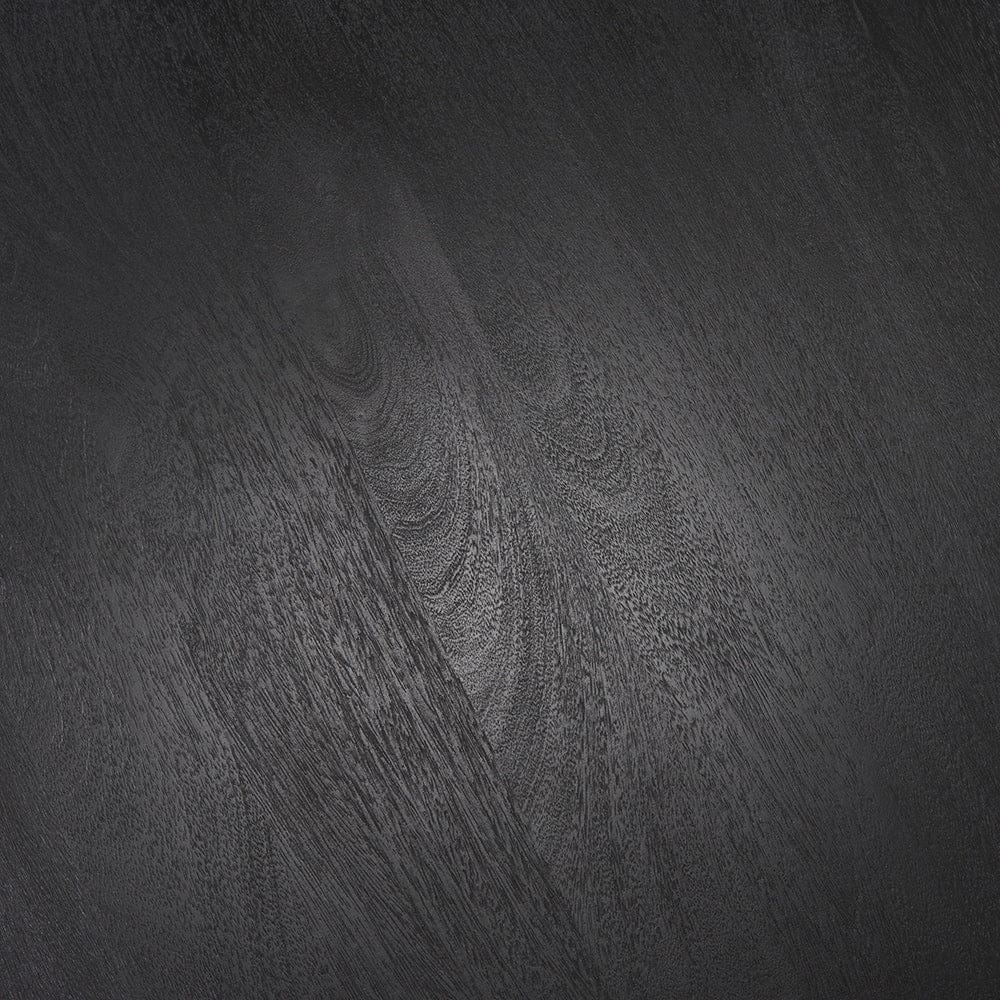 Mercana - Soma Textured Black Acacia Wood Round Dining Table - 70883-AB view 8