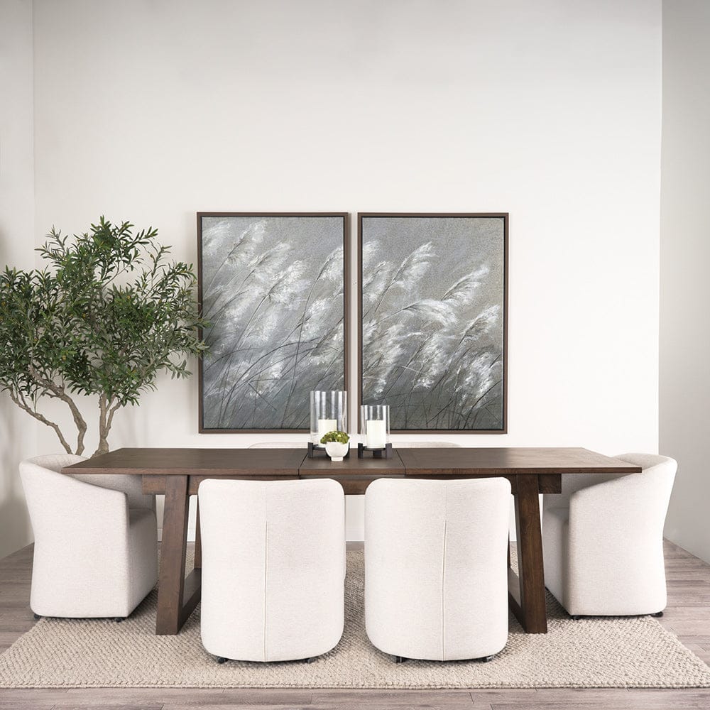 Mercana - Sondra Oatmeal Performance Fabric Upholstered Club Dining Chair - 70807 view 14