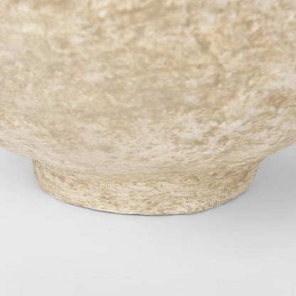 Mercana - Sonu Beige Paper Mache Half-Pot Bowls (Set of 2) - 70217 view 4