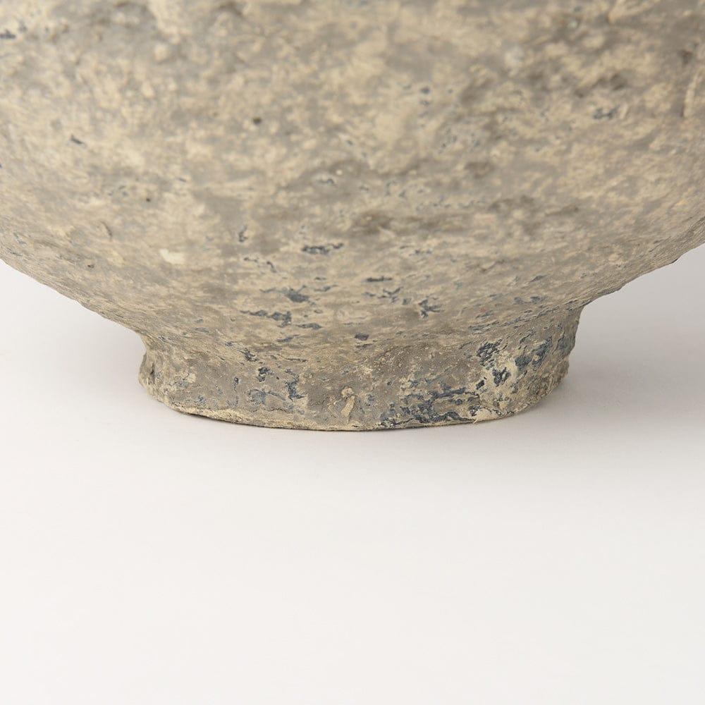 Mercana - Sonu Gray Paper Mache Half-Pot Bowls (Set of 2) - 70216 view 4