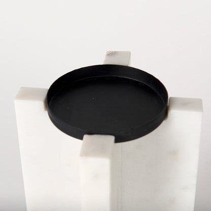Mercana - Sophia 5.5"L x 3.5"W x 10.5"H Marble Candle Holder Large - 69219 view 6