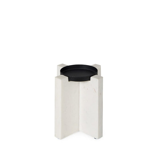 Mercana - Sophia 5.5"L x 3.5"W x 5.5"H Marble Candle Holder Small - 69217 view 2