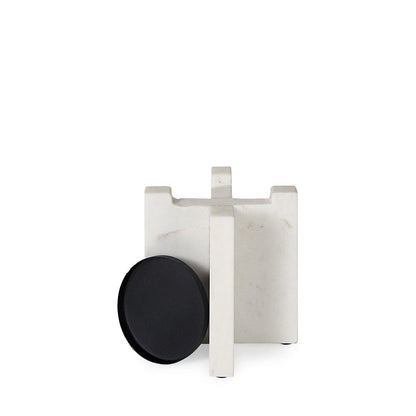 Mercana - Sophia 5.5"L x 3.5"W x 5.5"H Marble Candle Holder Small - 69217 view 3