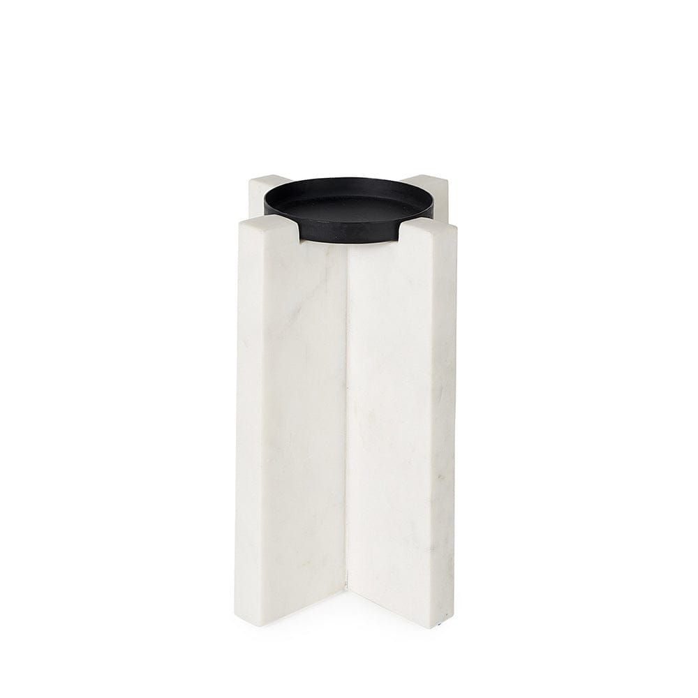 Mercana - Sophia 5.5"L x 3.5"W x 8.0"H. Marble Candle Holder Medium - 69218 view 2