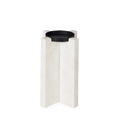 Mercana - Sophia 5.5"L x 3.5"W x 8.0"H. Marble Candle Holder Medium - 69218 view 2