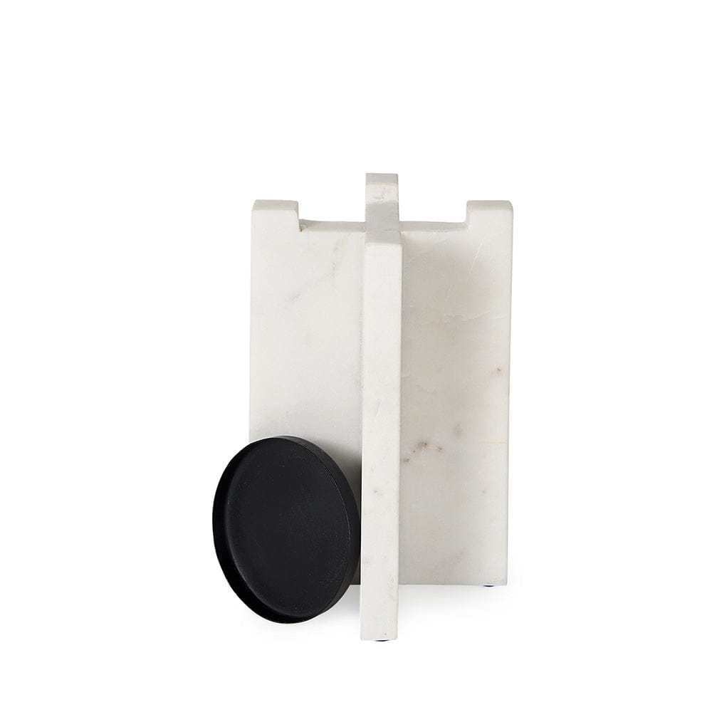 Mercana - Sophia 5.5"L x 3.5"W x 8.0"H. Marble Candle Holder Medium - 69218 view 3