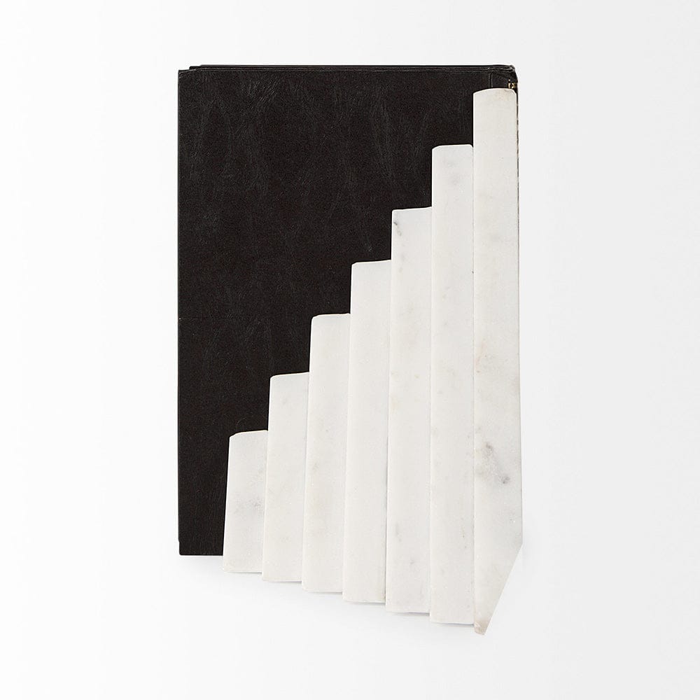 Mercana - Sophia 7.0L x 5.3W x 9.3H Marble Set Of Two Book Ends - 69215_CLOSEOUT view 3