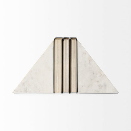 Mercana - Sophia 7.0L x 5.3W x 9.3H Marble Set Of Two Book Ends - 69215_CLOSEOUT view 4