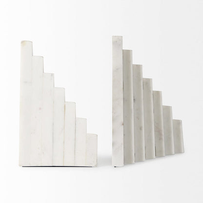 Mercana - Sophia 7.0L x 5.3W x 9.3H Marble Set Of Two Book Ends - 69215_CLOSEOUT view 5