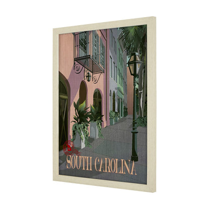 Mercana - South Carolina Go USA L by Mercana Studio a Hand Embellished Decograph Framed Art Print - 15792 view 2