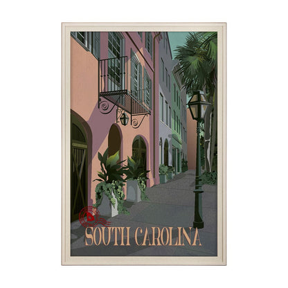 Mercana - South Carolina Go USA XL by Mercana Studio Hand Embellished Decograph Framed Art Print under Glass - 15793 view 1