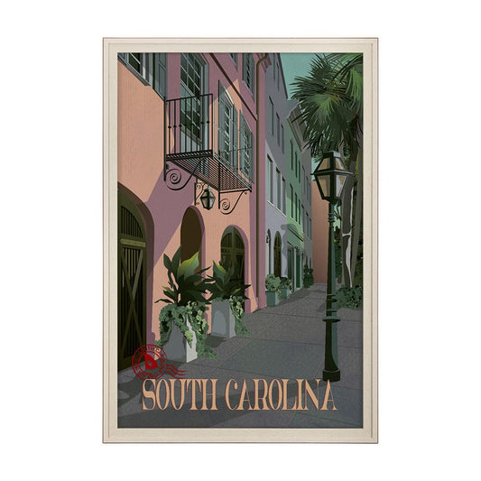 Mercana - South Carolina Go USA XL by Mercana Studio Hand Embellished Decograph Framed Art Print under Glass - 15793 view 1