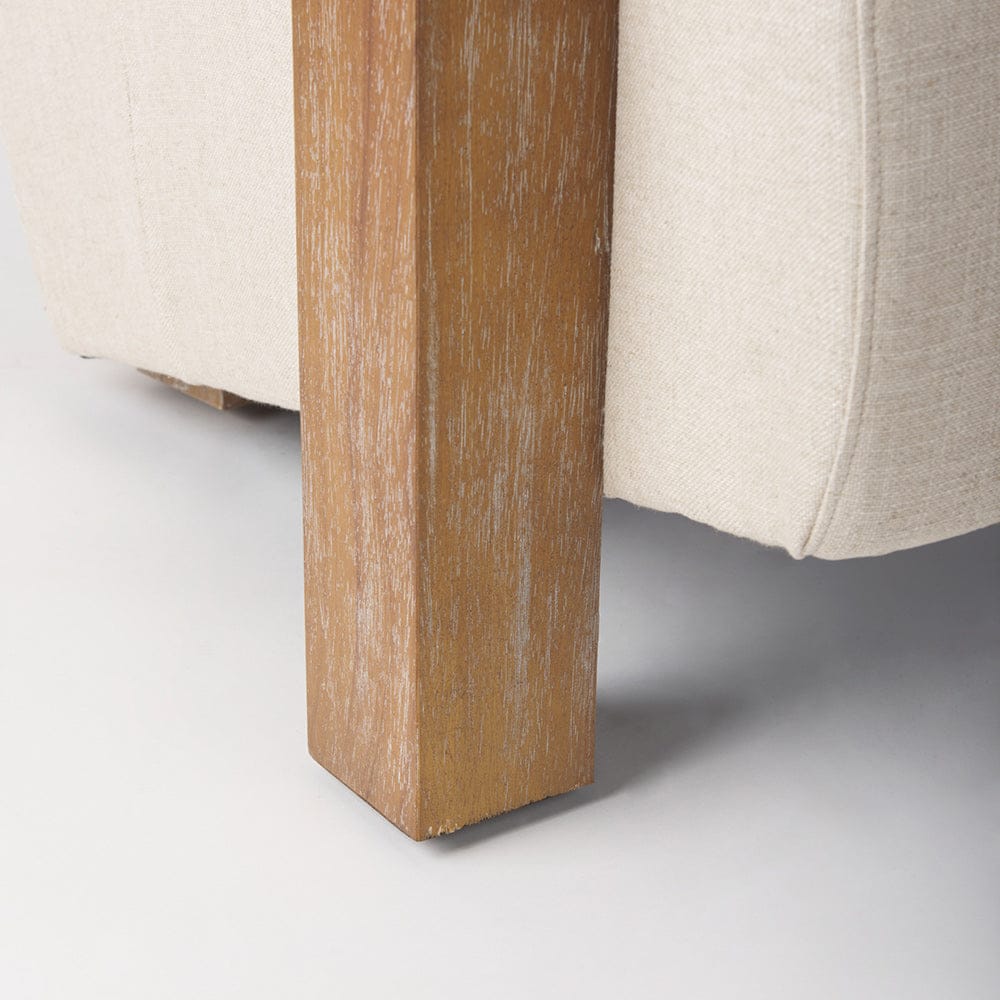 Mercana - Sovereign Beige Fabric Seat and Wood Frame Accent Chair - 68393 view 6
