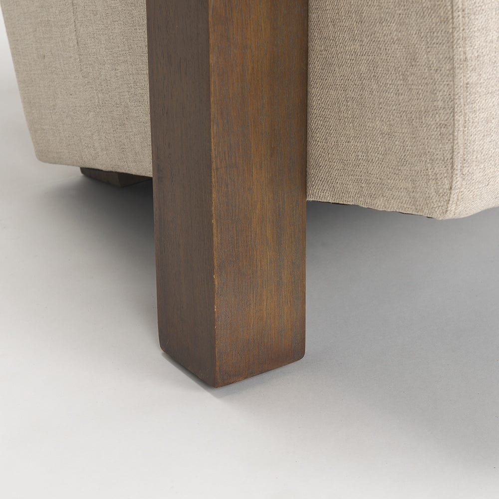 Mercana - Sovereign Oatmeal Fabric Upholstered w/ Solid Wood Frame Accent Chair - 70222 view 11