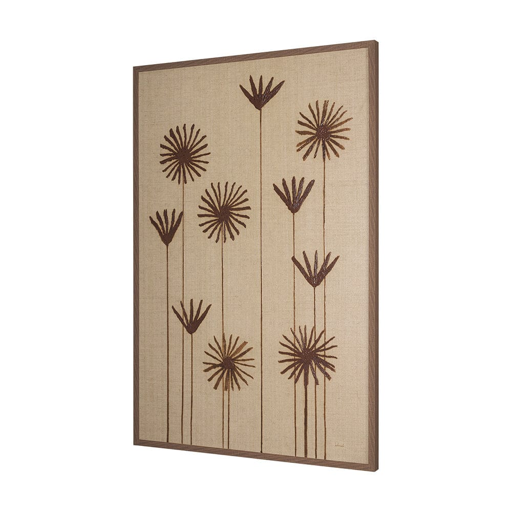Mercana - Spark II Tan by Mercana Studio a Hand Embellished Textured Framed Art Print - 15077 view 2