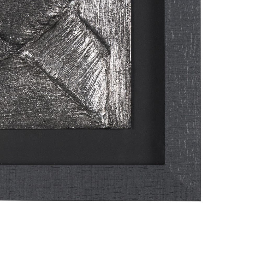 Mercana - Spelter by Studio M a handmade Original Framed 3D Textured Artwork under Glass - 15543 view 3
