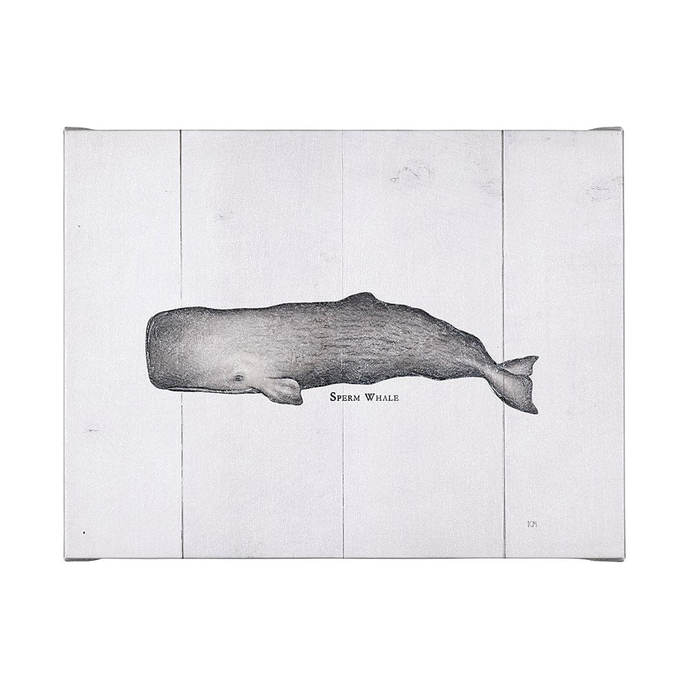 Mercana - Sperm Whale by Mercana Studio a Hand Embellished Textured Canvas - 101867-L view 1