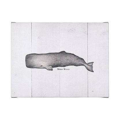 Mercana - Sperm Whale by Mercana Studio a Hand Embellished Textured Canvas - 101867-L view 1
