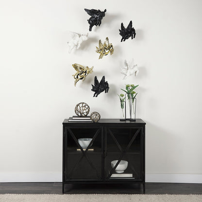 Mercana - Sphaira Noir II Large 7L x 7W Gold Cast Aluminum Decorative Tree Branch Orb - 68414 view 6