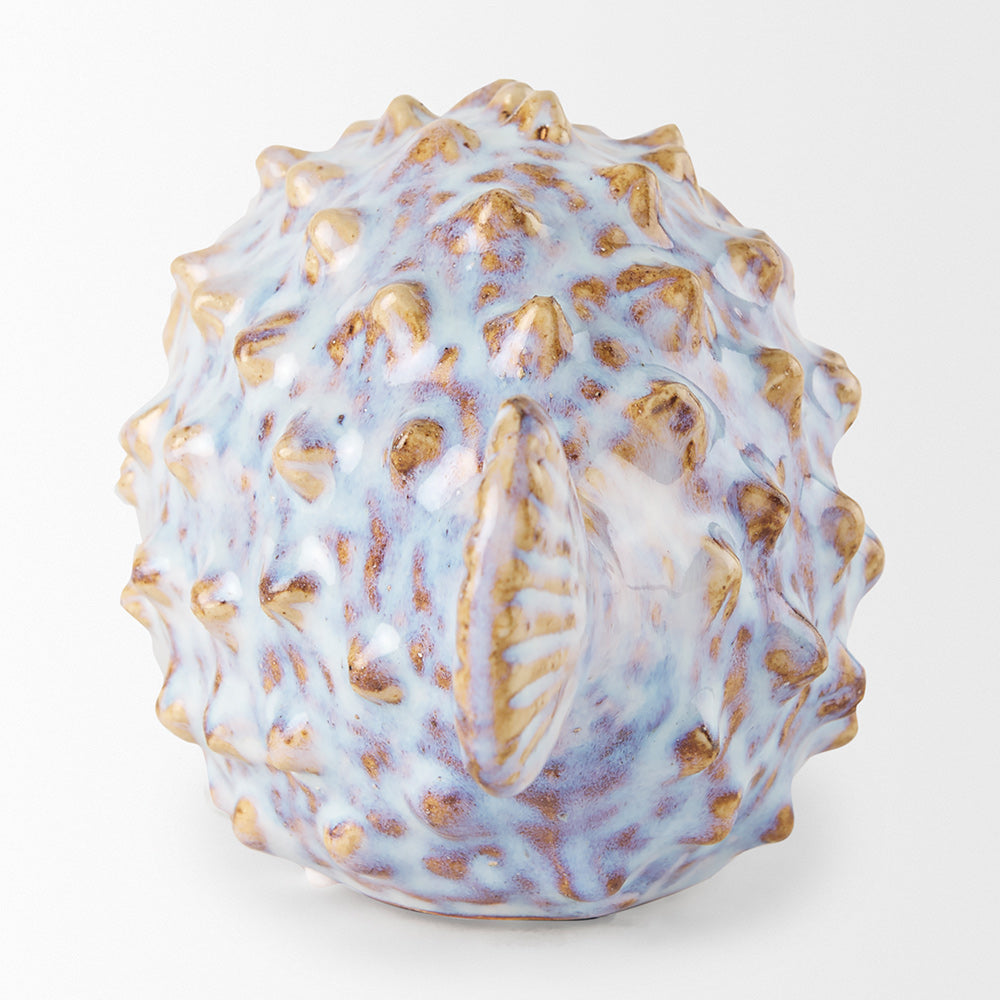 Mercana - Spike I Small 8L x 4W Off-White Ceramic Puffer Fish - 68018 view 5