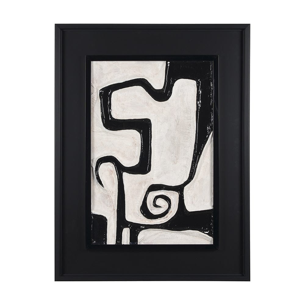 Mercana - Spiraling by Studio M a handmade Original Framed Artwork under Glass - 15698 view 1
