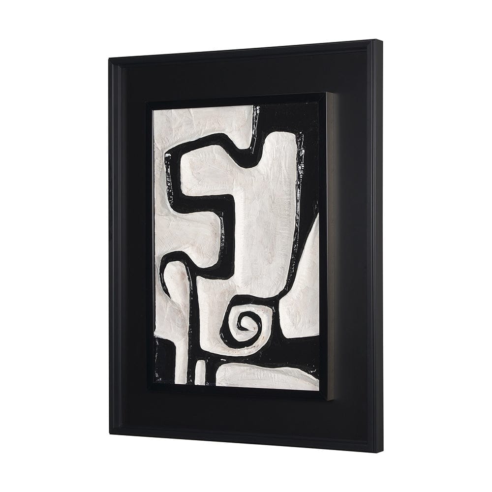 Mercana - Spiraling by Studio M a handmade Original Framed Artwork under Glass - 15698 view 2