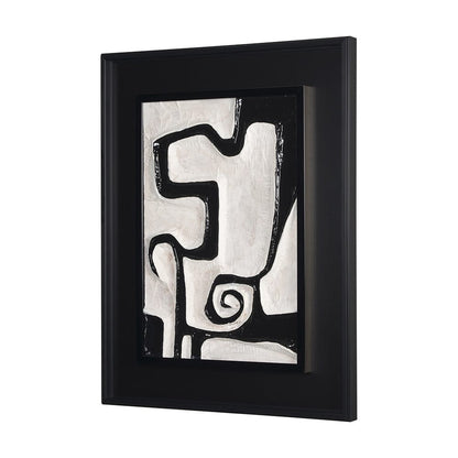 Mercana - Spiraling by Studio M a handmade Original Framed Artwork under Glass - 15698 view 2