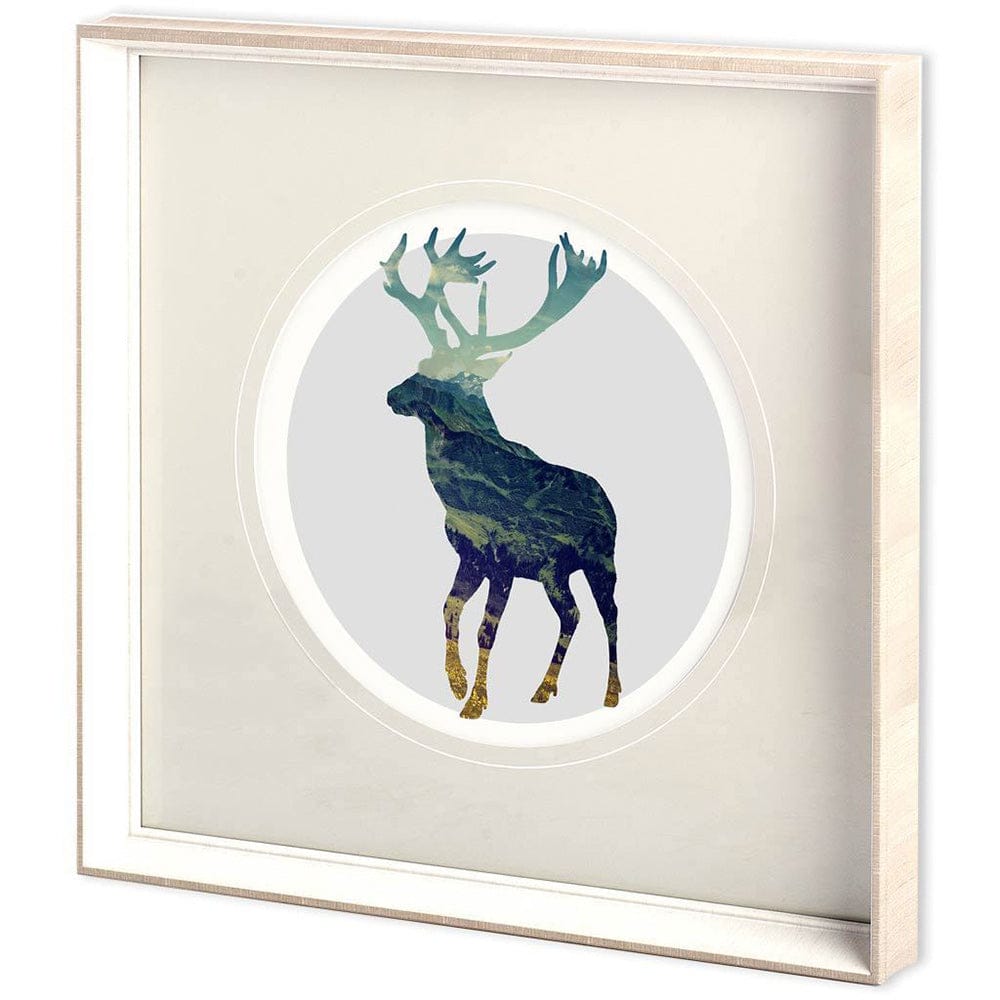 Mercana - Spirit Stag by Taylor, Evangeline a Framed Art Print Matted under Glass - 10896 view 1