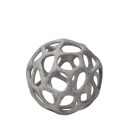 Mercana - Spiro 6L x 6W Off-White Hollow Decorative Orb - 68932_CLOSEOUT view 1