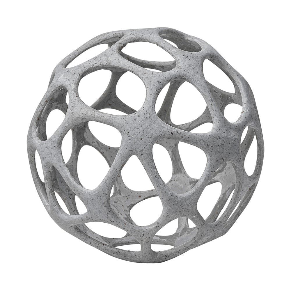 Mercana - Spiro 7L x 7W Off-White Hollow Decorative Orb - 68933_CLOSEOUT view 1