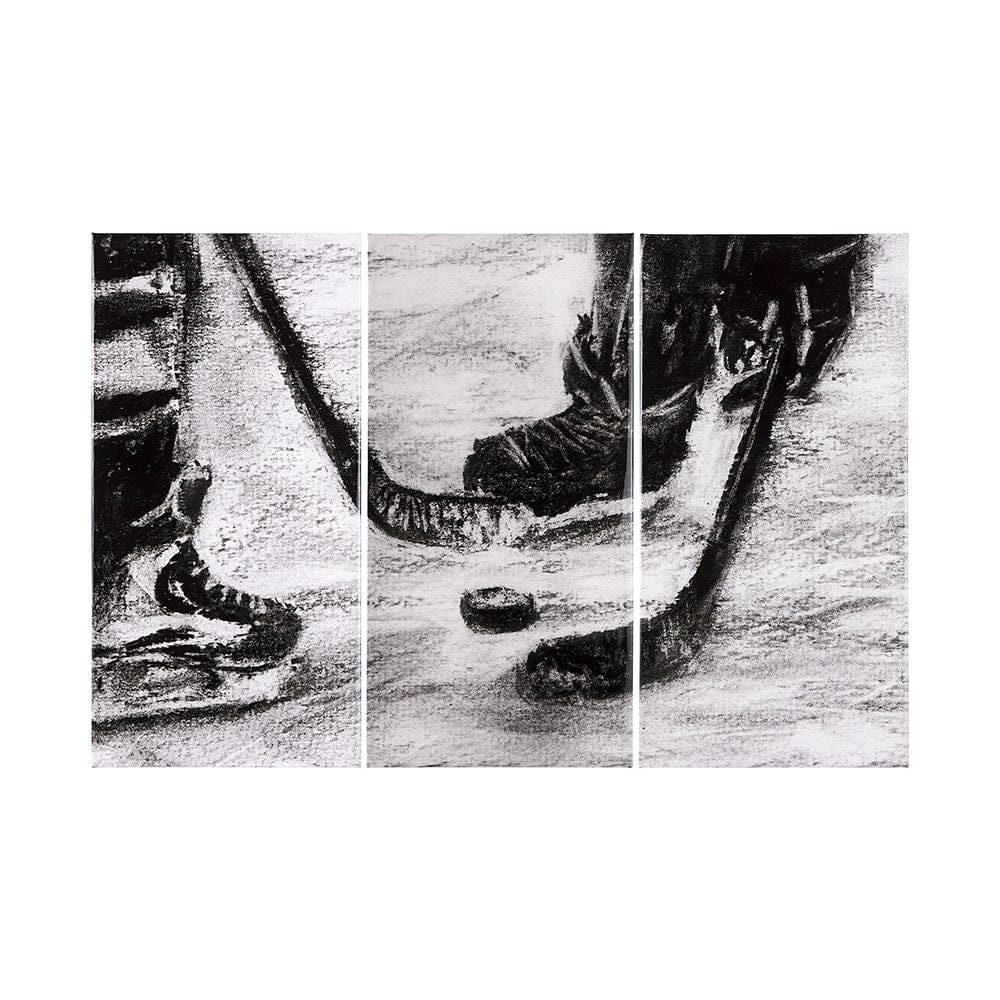 Mercana - Sports collection hockey-L by Mercana Studio a Hand Embellished Textured Canvas - 102063-L view 1
