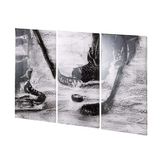 Mercana - Sports collection hockey-L by Mercana Studio a Hand Embellished Textured Canvas - 102063-L view 2