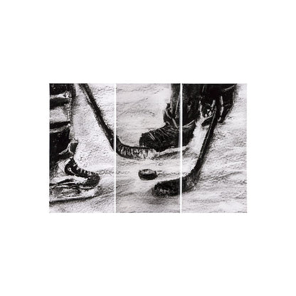 Mercana - Sports collection hockey-L by Mercana Studio a Hand Embellished Textured Canvas - 102063-S view 1