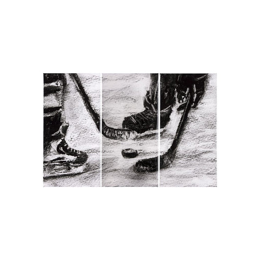 Mercana - Sports collection hockey-L by Mercana Studio a Hand Embellished Textured Canvas - 102063-S view 1