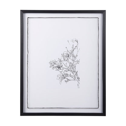 Mercana - Spring Blooming VI by Mercana Studio a Hand Embellished Textured Framed Art Print Matted under Glass - 14079 view 1