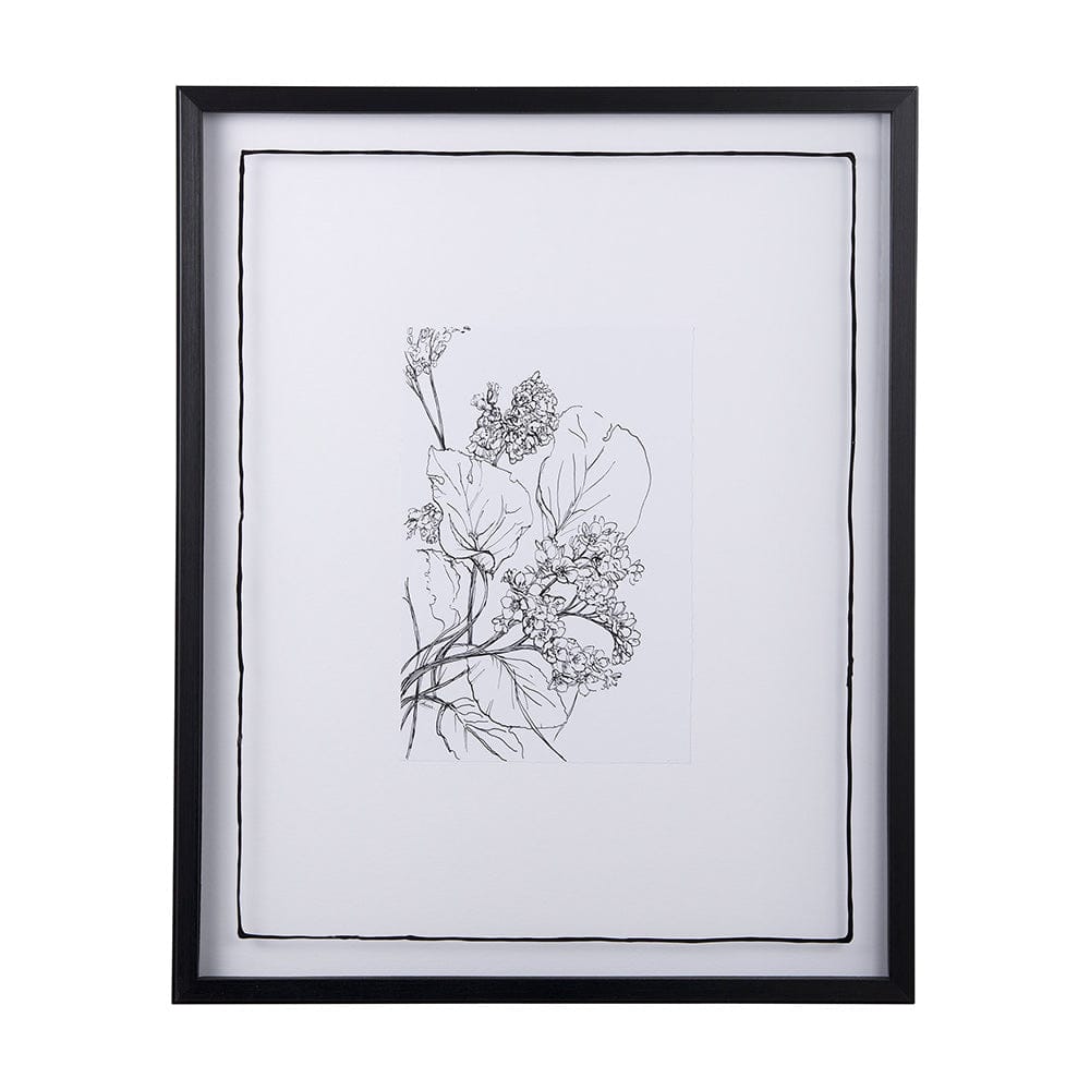 Mercana - Spring Blooming VII by Mercana Studio Hand Embellished Textured Framed Art Print Matted under Glass - 14080 view 1