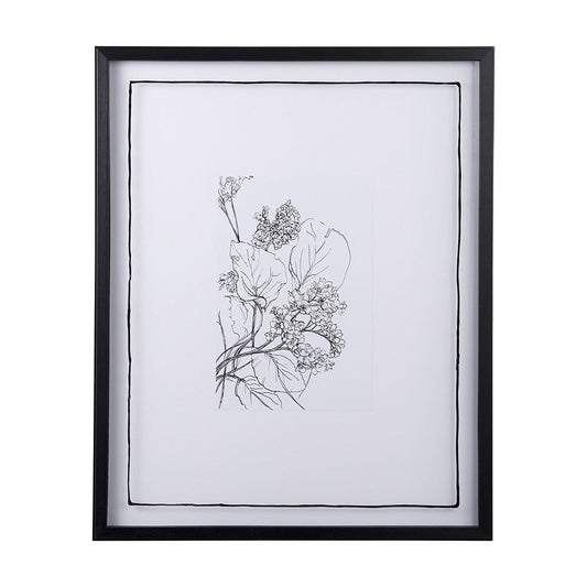Mercana - Spring Blooming VII by Mercana Studio Hand Embellished Textured Framed Art Print Matted under Glass - 14080 view 1