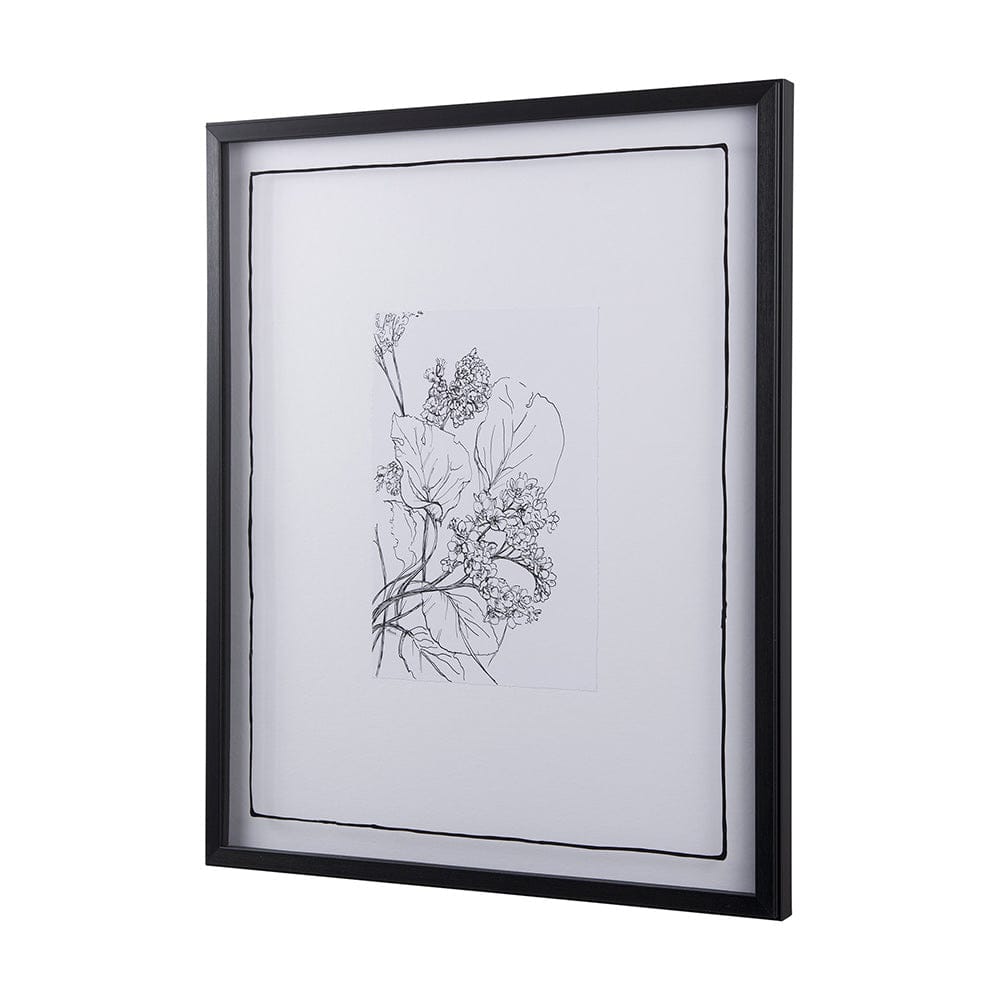 Mercana - Spring Blooming VII by Mercana Studio Hand Embellished Textured Framed Art Print Matted under Glass - 14080 view 2