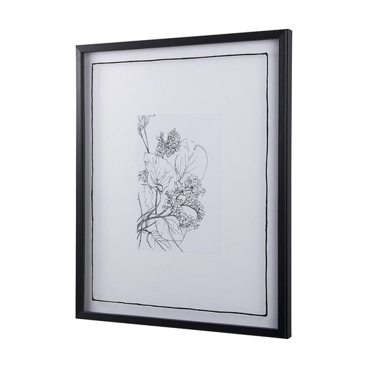 Mercana - Spring Blooming VII by Mercana Studio Hand Embellished Textured Framed Art Print Matted under Glass - 14080 view 2