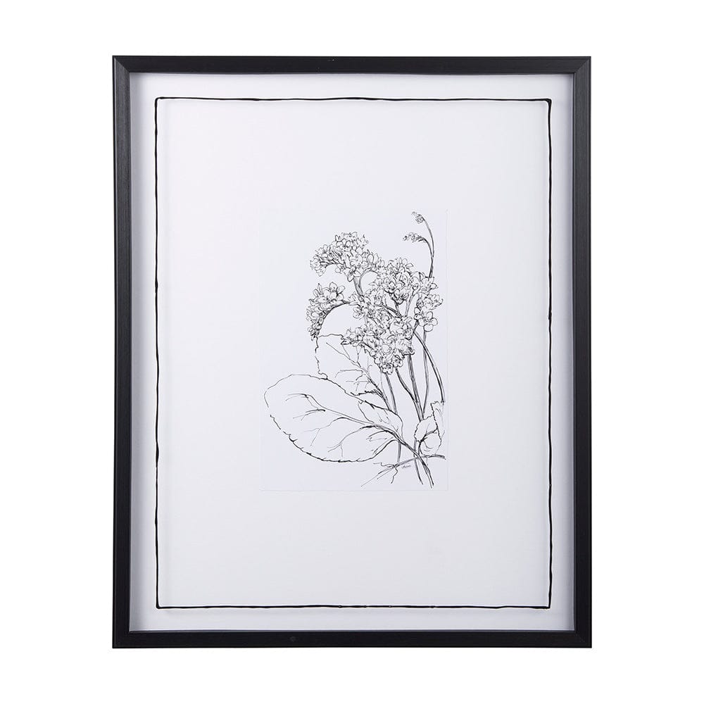 Mercana - Spring Blooming VIII by Mercana Studio Hand Embellished Textured Framed Art Print Matted under Glass - 14081 view 1