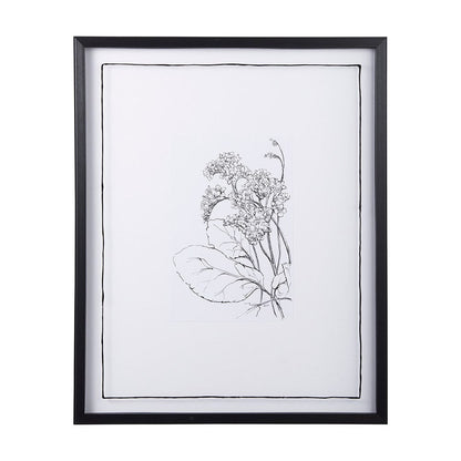 Mercana - Spring Blooming VIII by Mercana Studio Hand Embellished Textured Framed Art Print Matted under Glass - 14081 view 1