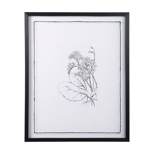 Mercana - Spring Blooming VIII by Mercana Studio Hand Embellished Textured Framed Art Print Matted under Glass - 14081 view 1