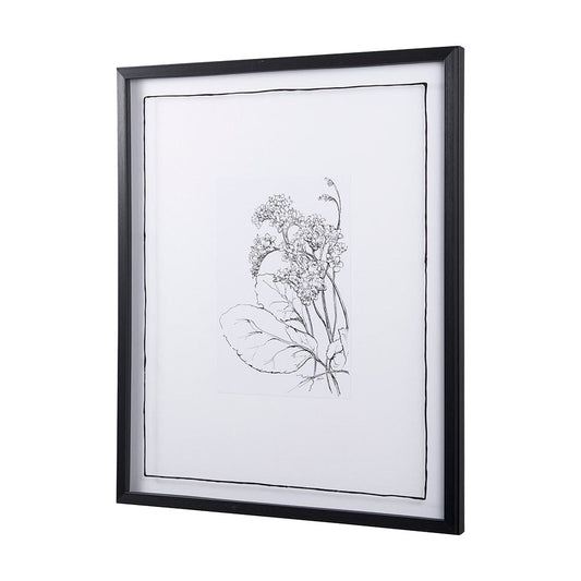 Mercana - Spring Blooming VIII by Mercana Studio Hand Embellished Textured Framed Art Print Matted under Glass - 14081 view 2