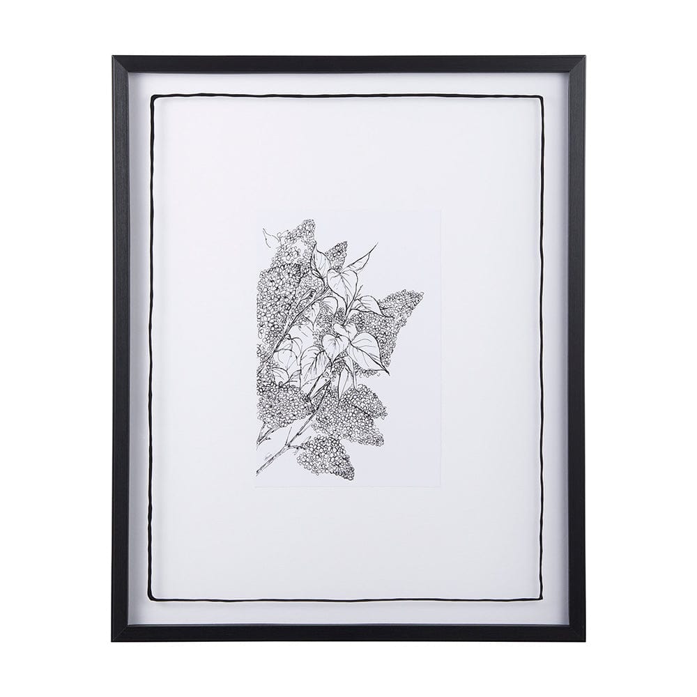 Mercana - Spring Blooming XI by Mercana Studio a Hand Embellished Textured Framed Art Print Matted under Glass - 14084 view 1