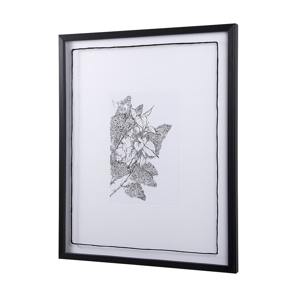 Mercana - Spring Blooming XI by Mercana Studio a Hand Embellished Textured Framed Art Print Matted under Glass - 14084 view 2