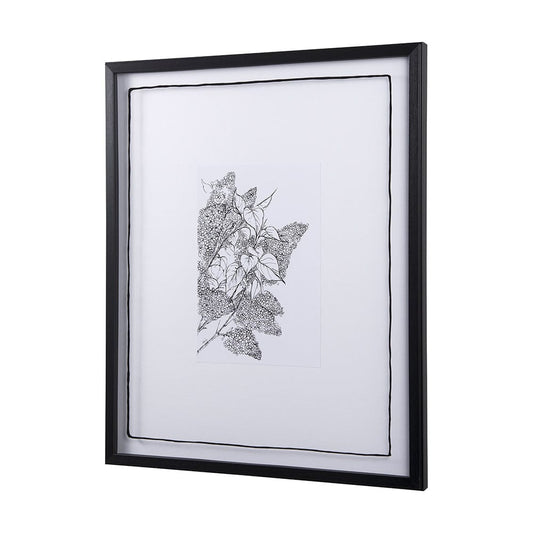 Mercana - Spring Blooming XI by Mercana Studio a Hand Embellished Textured Framed Art Print Matted under Glass - 14084 view 2